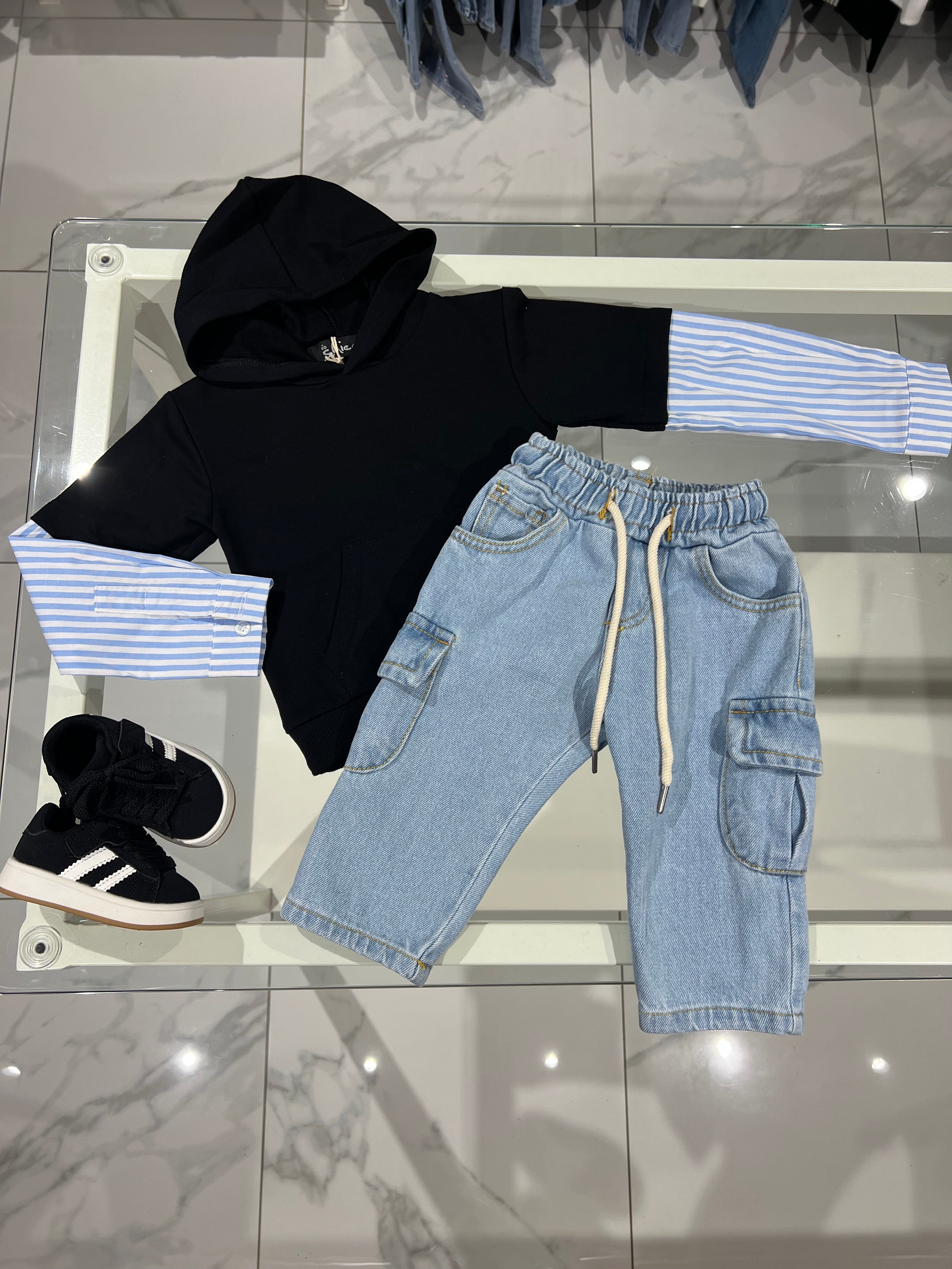Maglia maniche camicia