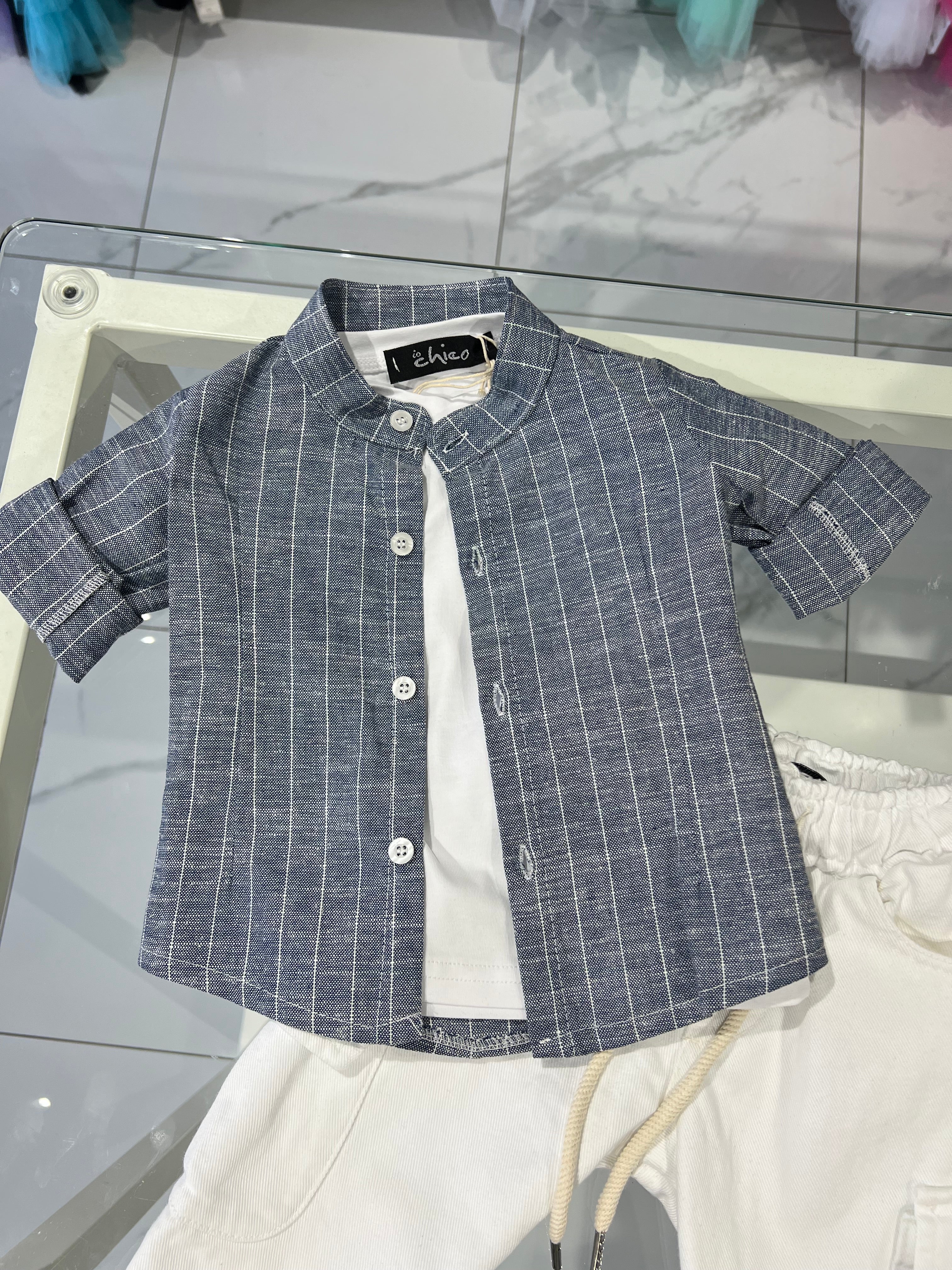 Camicia gessata