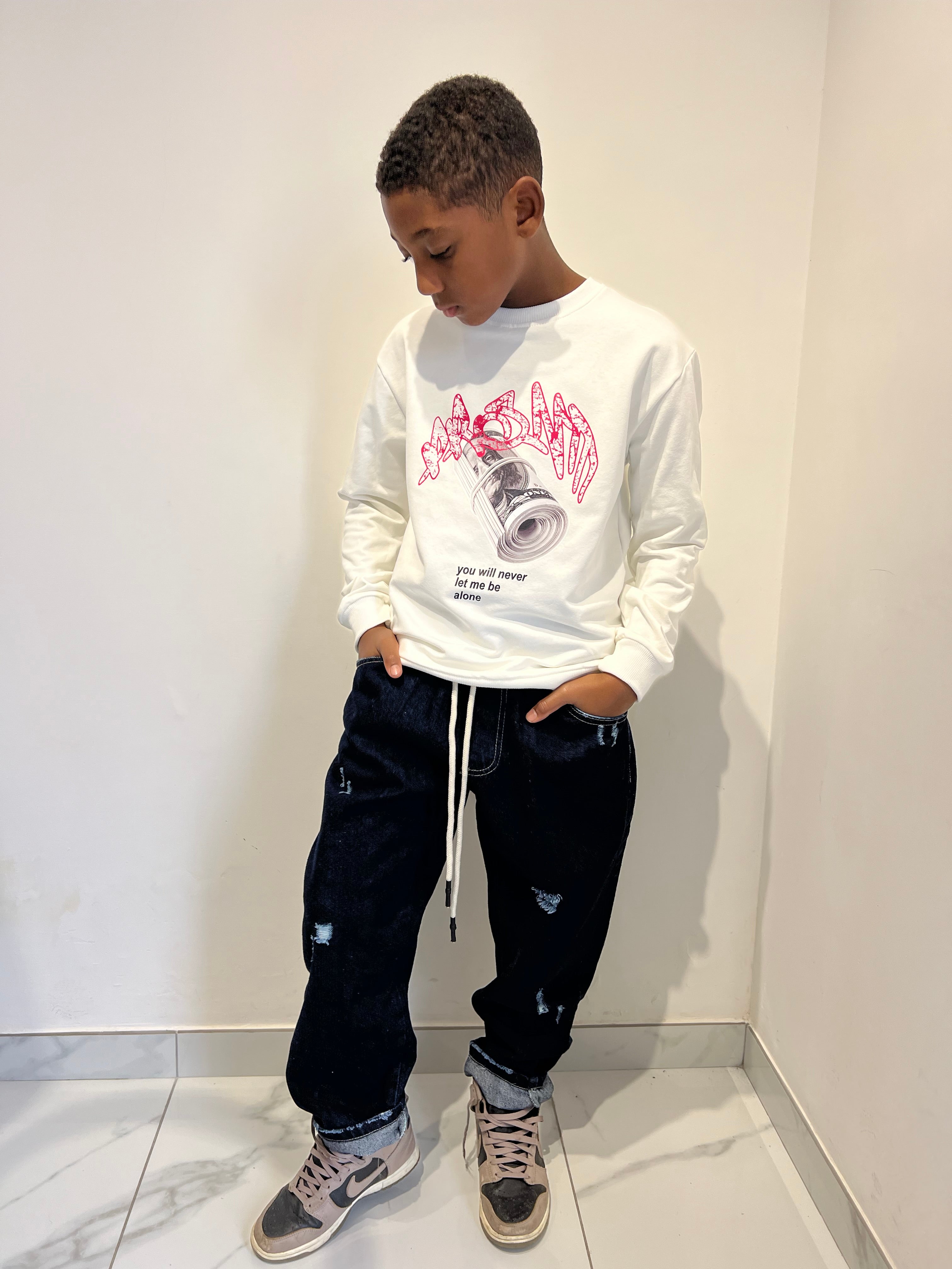 Jeans elastico in vita