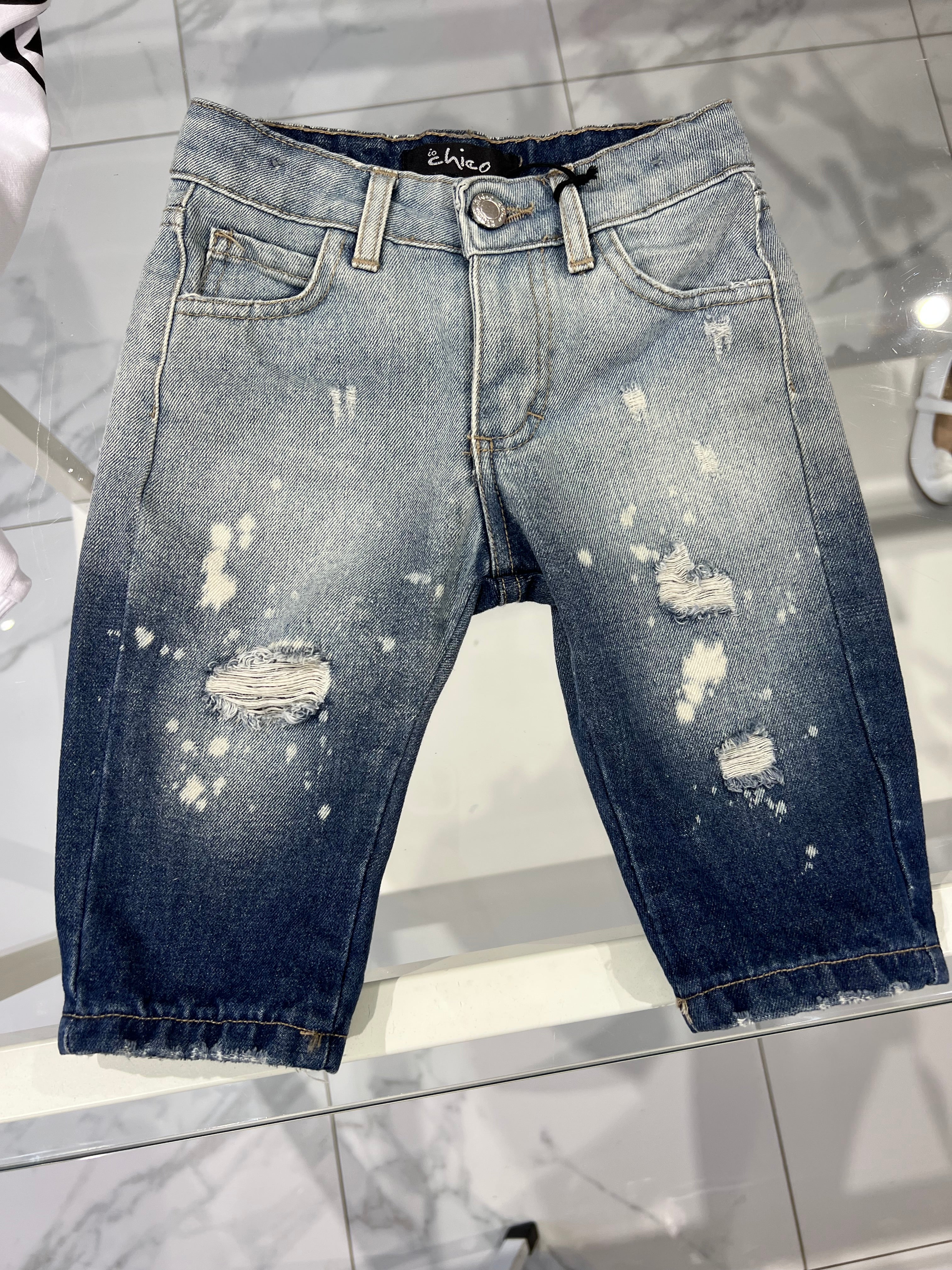 Jeans bicolore