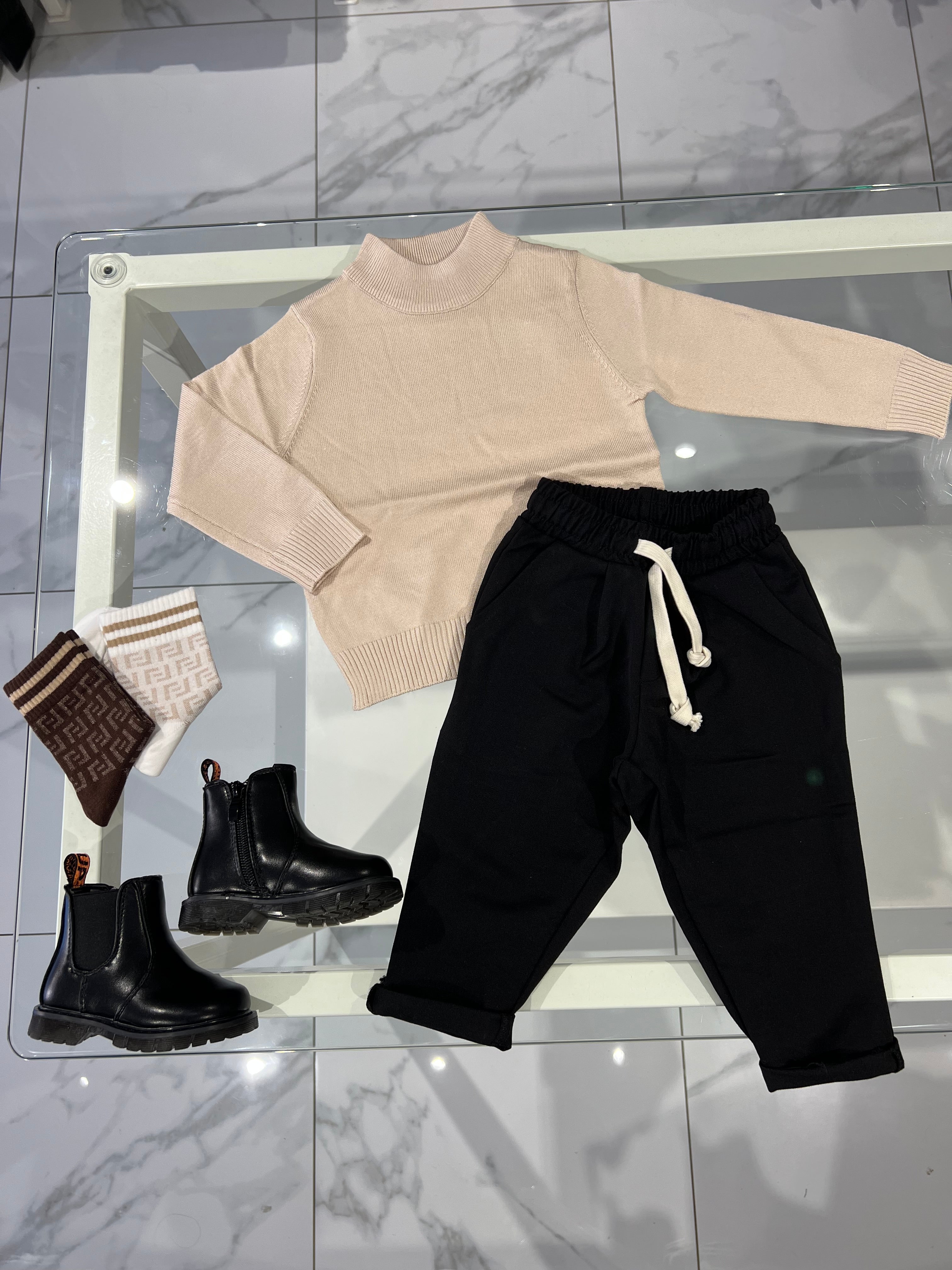 Mezzocollo beige