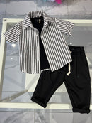 Camicia righe larghe