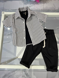 Camicia righe larghe