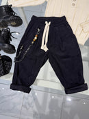 Pantalone costine black