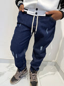 Jeans elastico in vita
