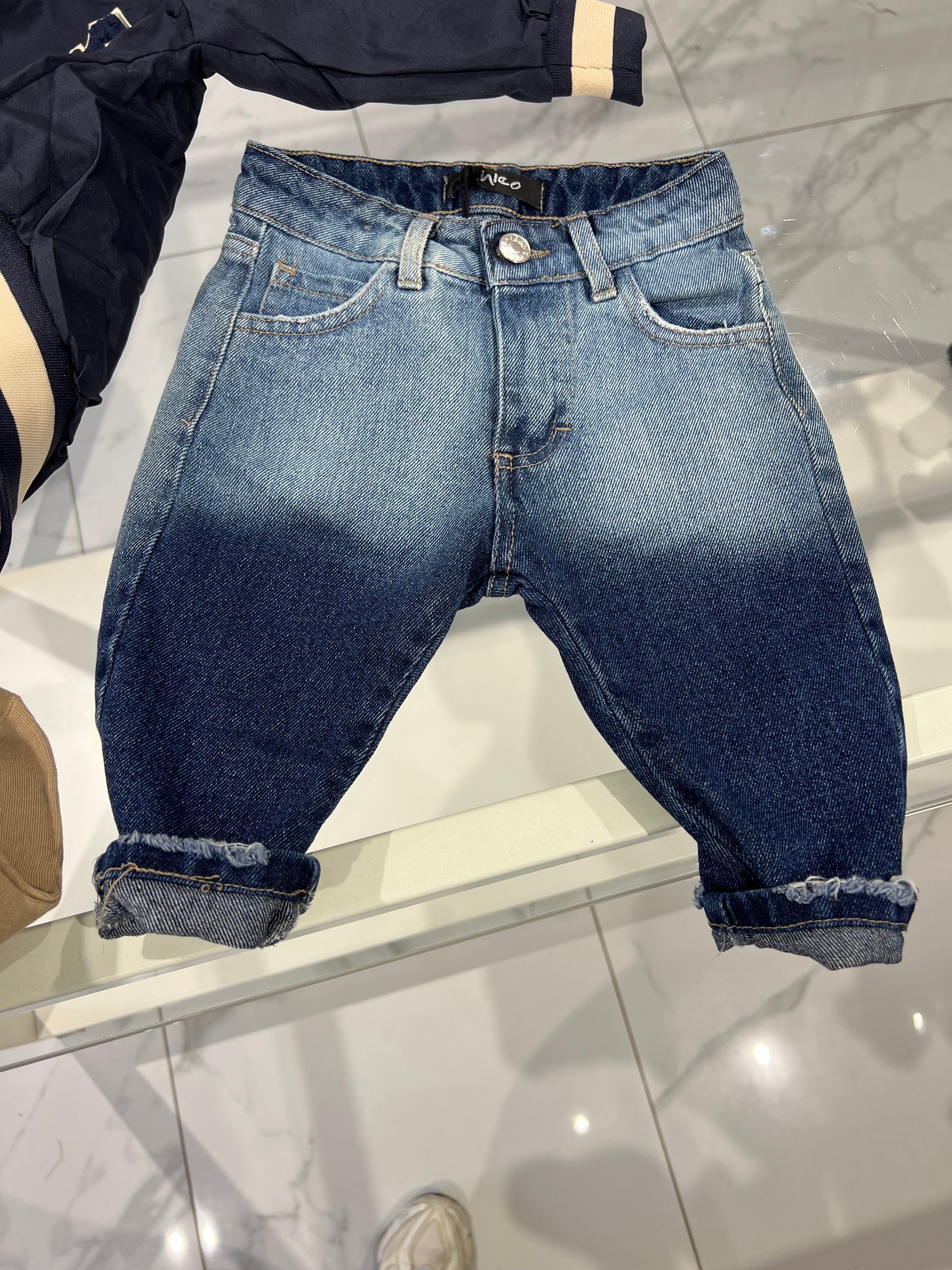 Jeans bicolore