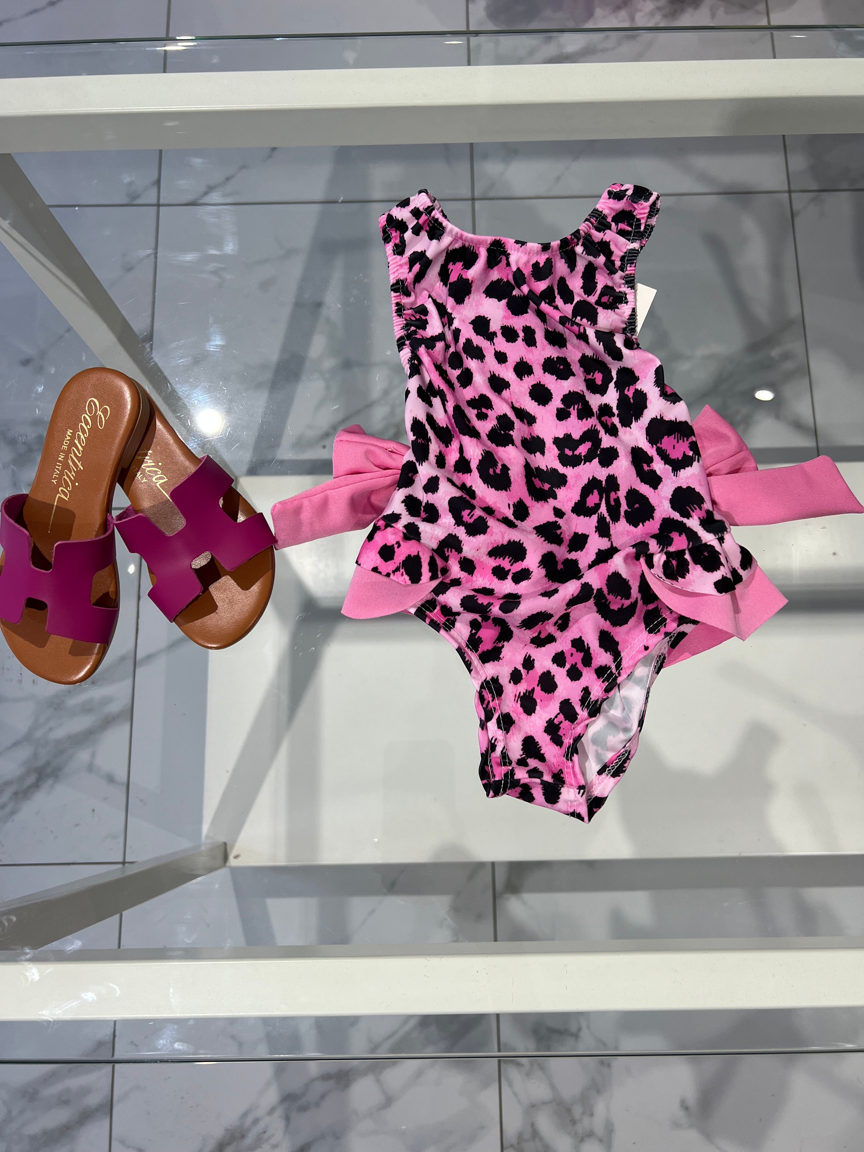 Costume maculato fucsia