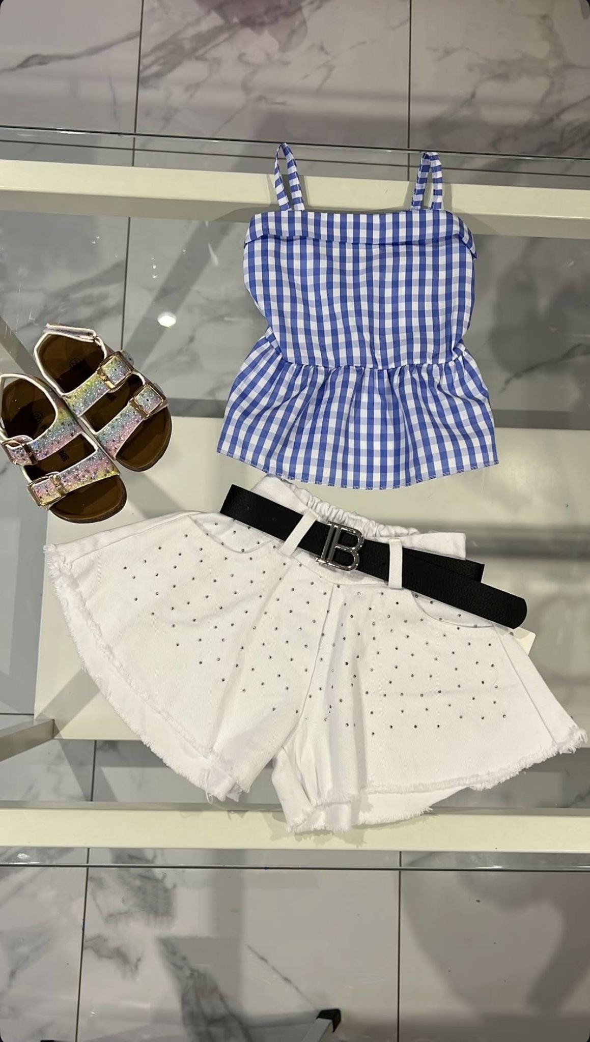 Shorts brillantini