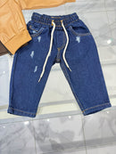 Jeans elastico in vita