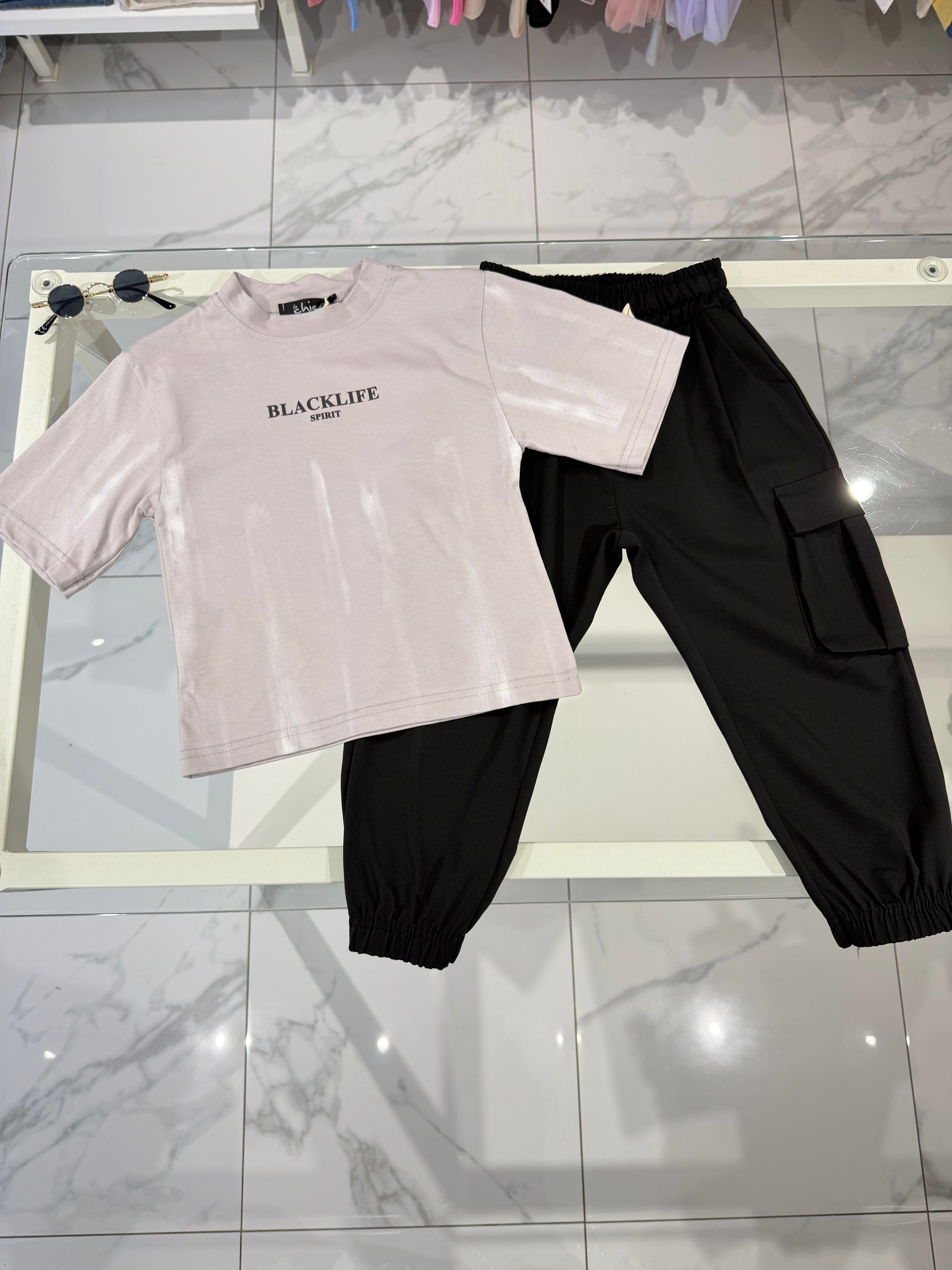 T shirt Black Life