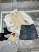 Gonna jeans diamond