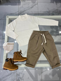 Mezzocollo bianco