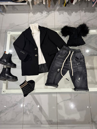 Jeans elastico in vita