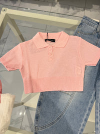 Maglia filo crop