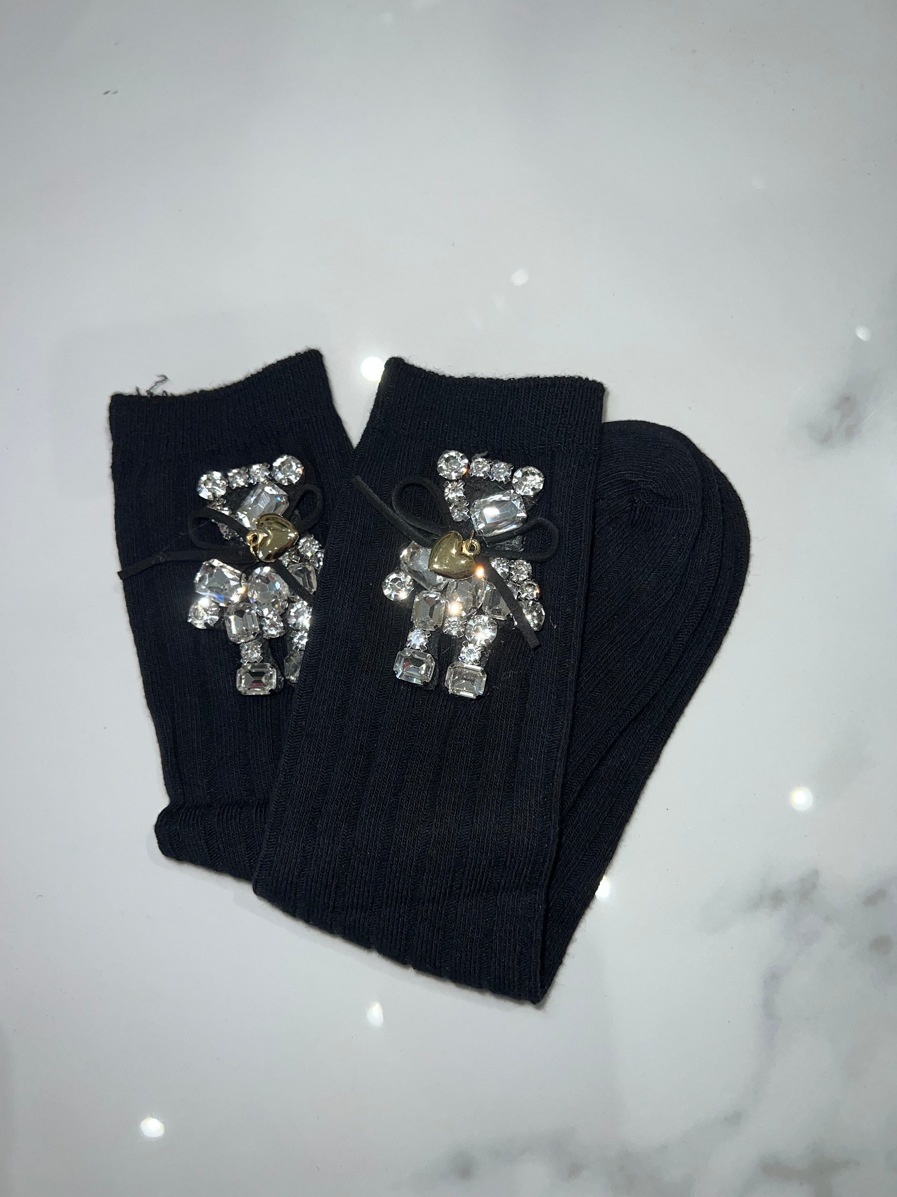 Calzino Teddy Pietre