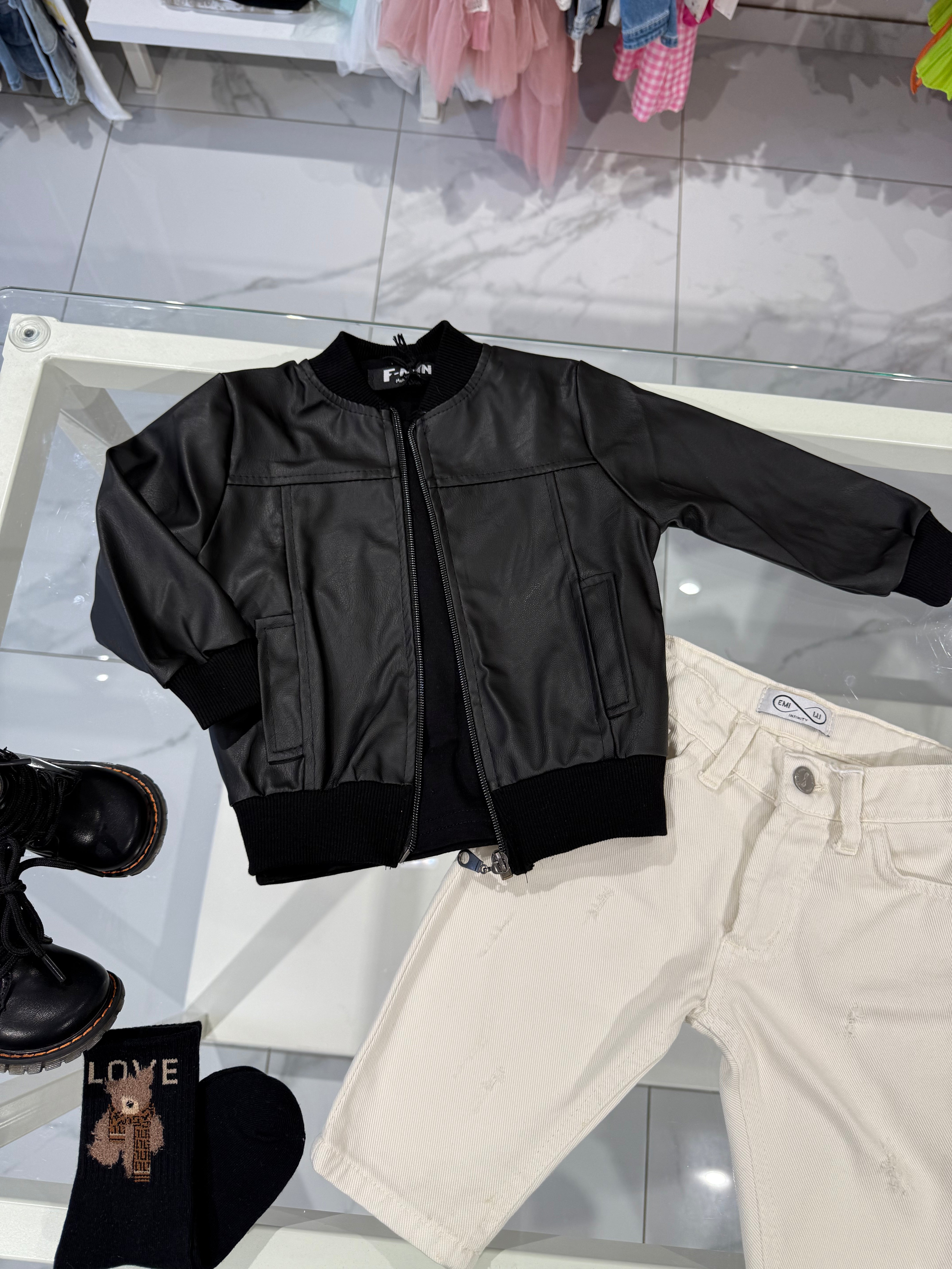 Jacket ecopelle