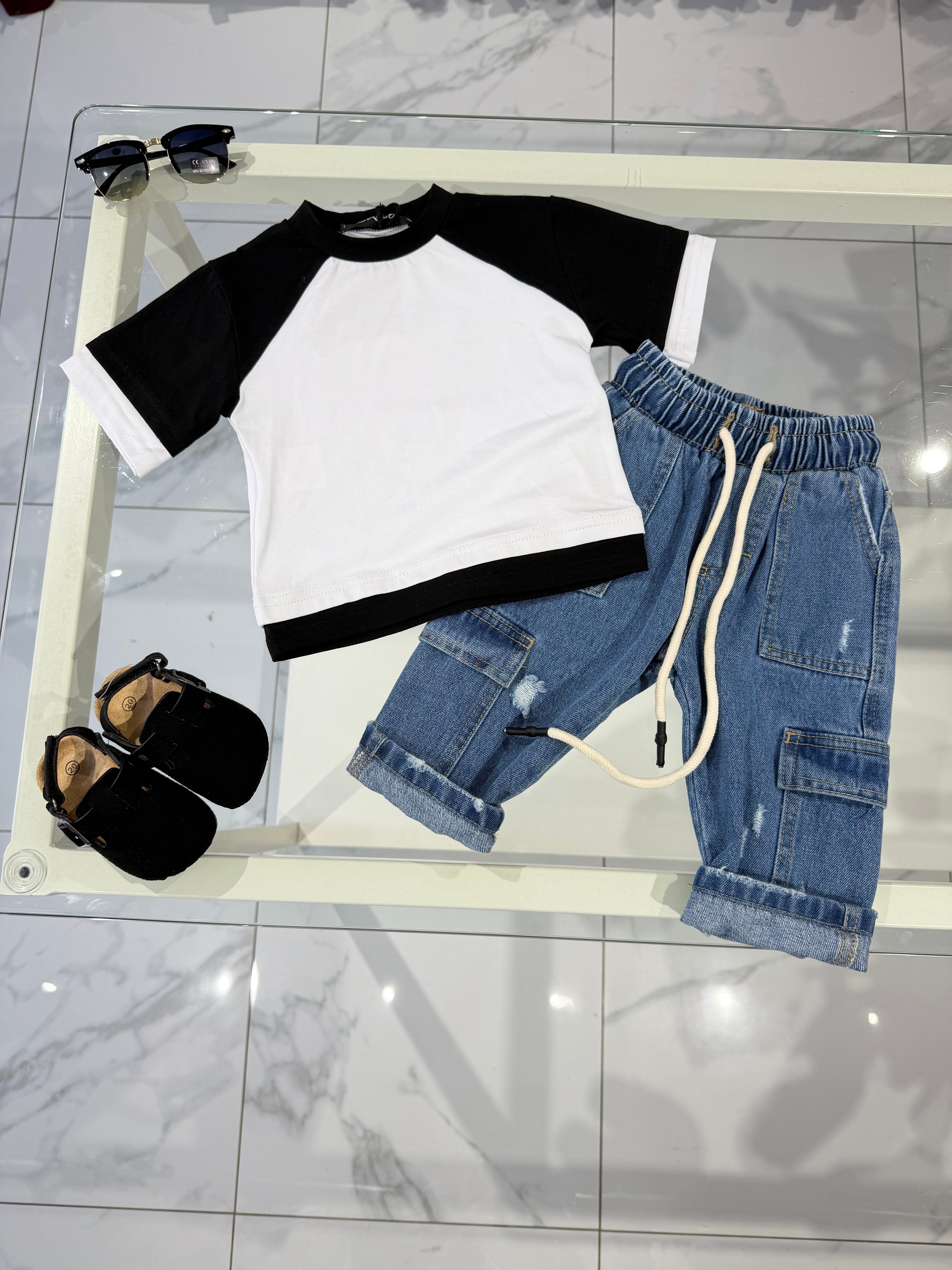T-shirt profili black