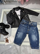 Jeans strappetti
