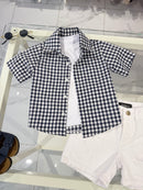 Camicia quadri blu