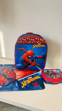 Zaino +set Spiderman