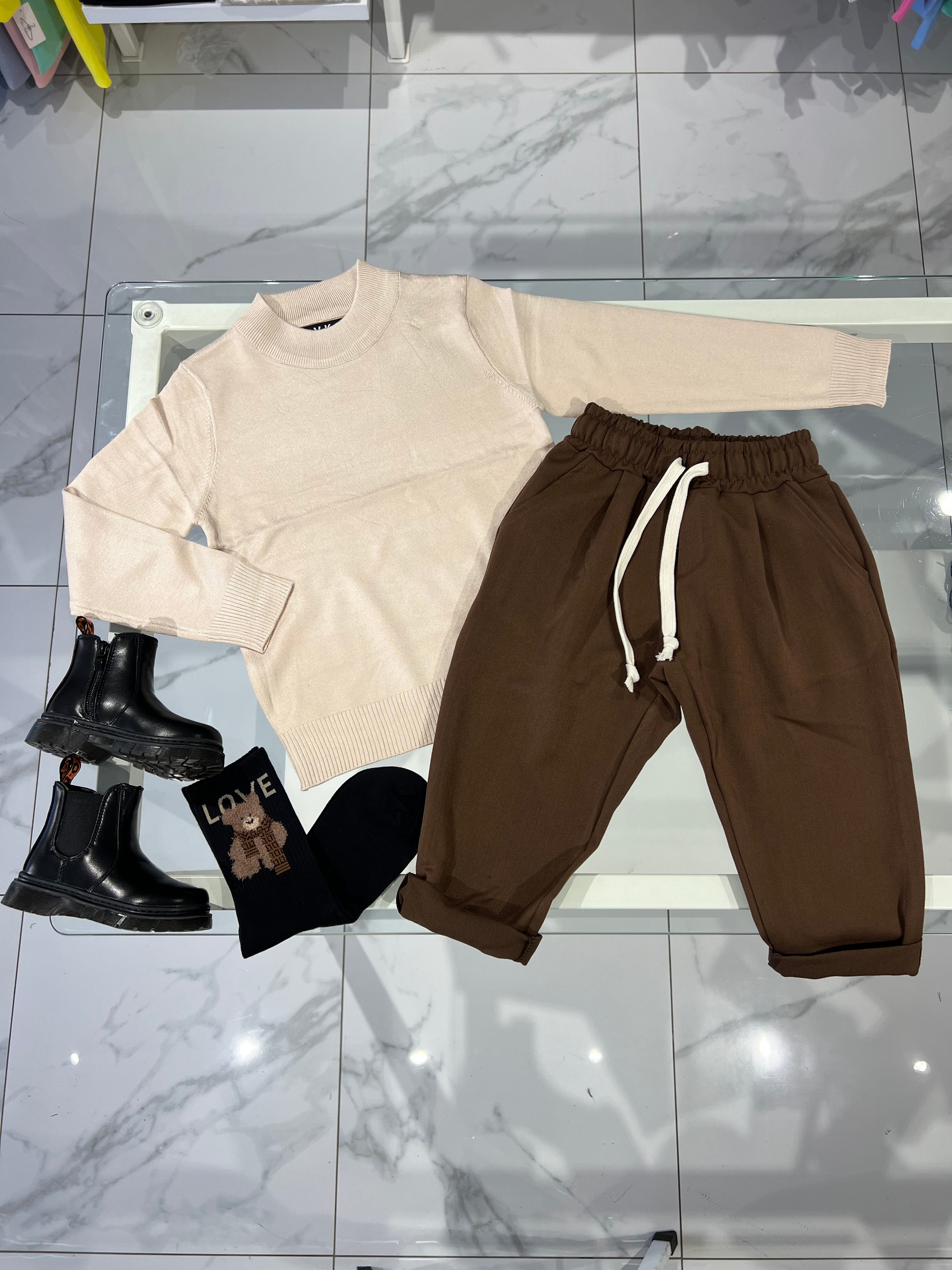Mezzocollo Beige