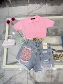 Short tasca animalier