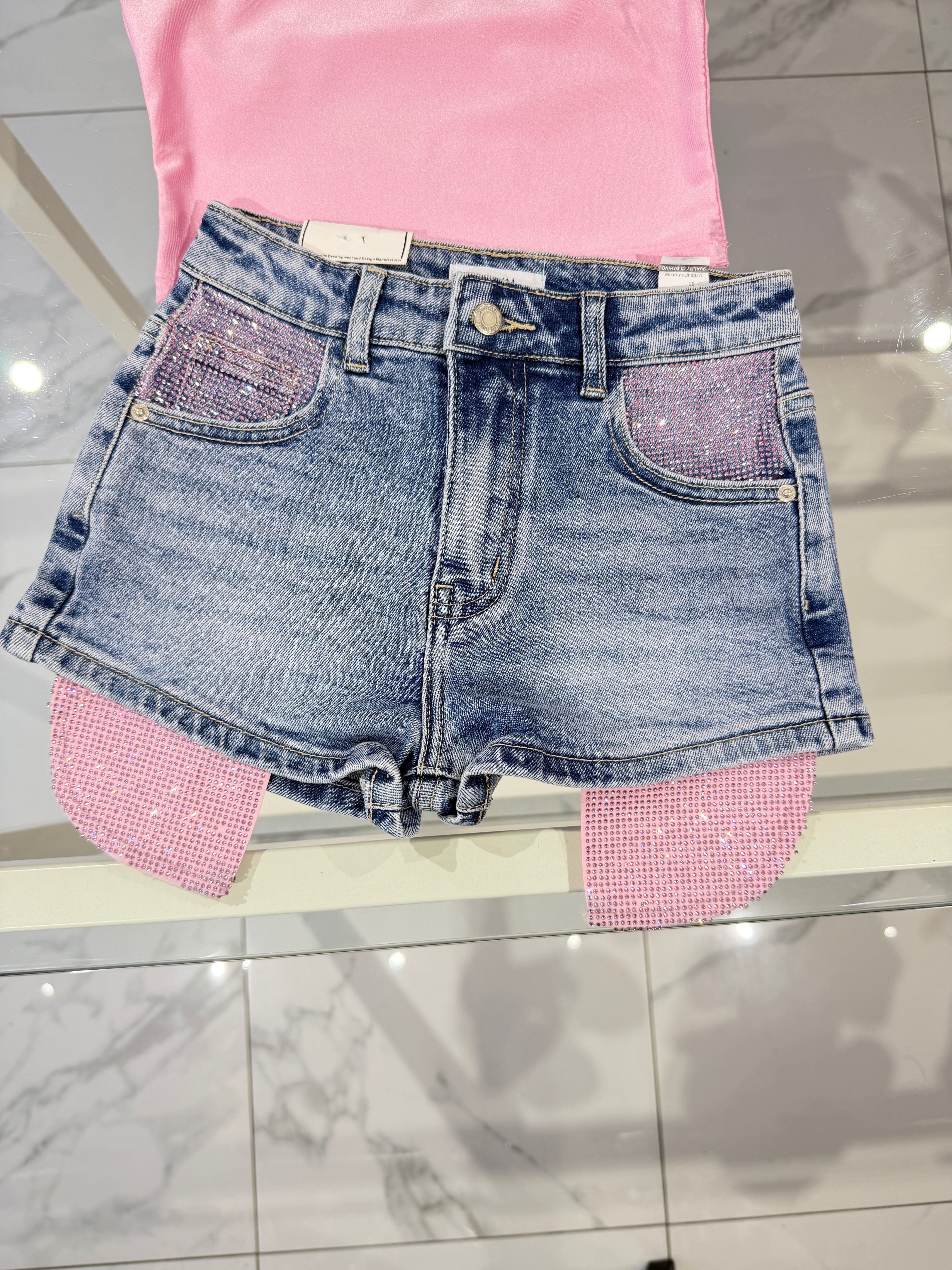 Shorts pietre