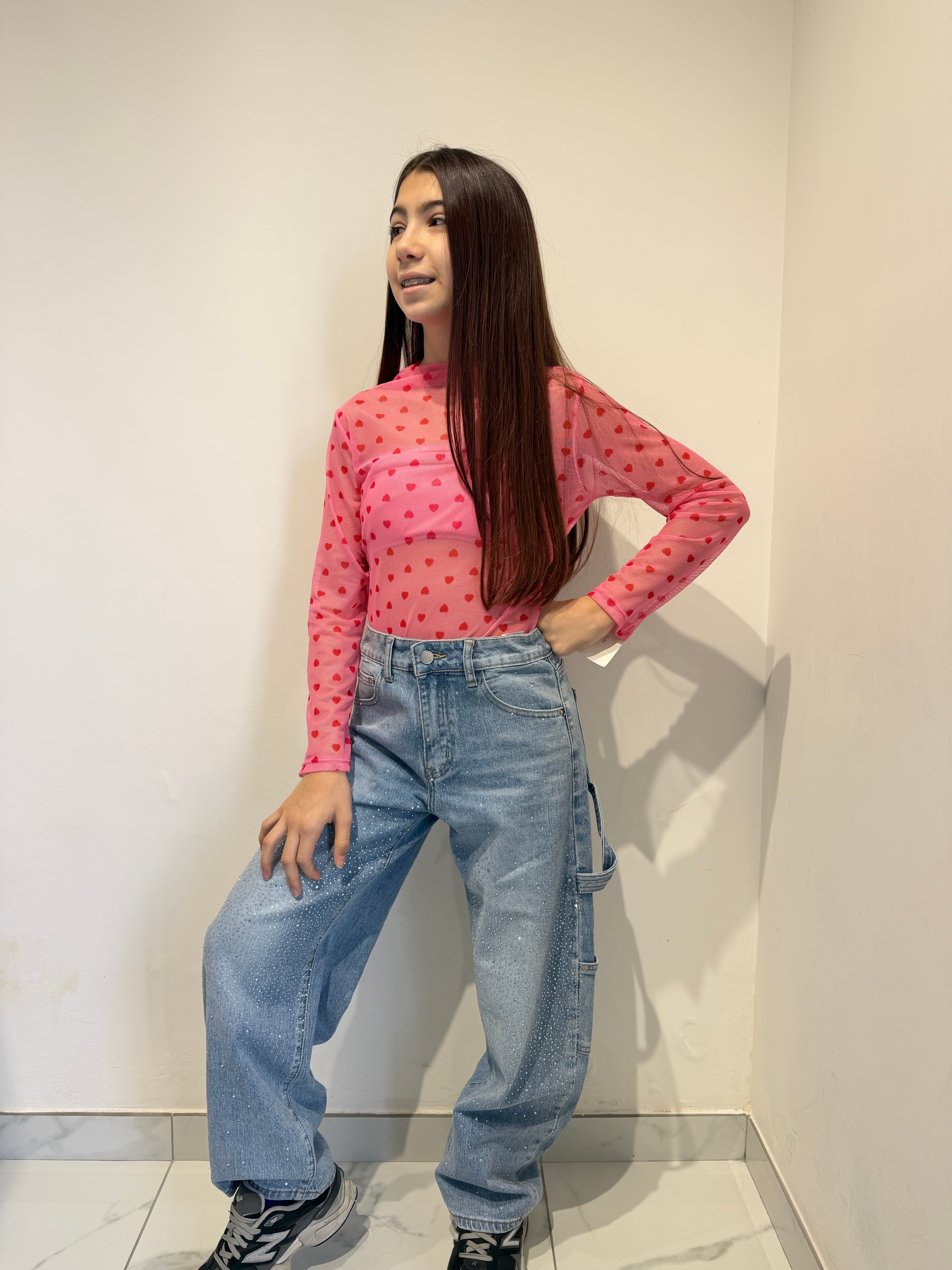 Maglia velar cuori