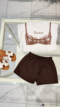Coordinato Girl Brown
