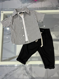 Camicia righe larghe