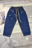 Jeans elastico in vita