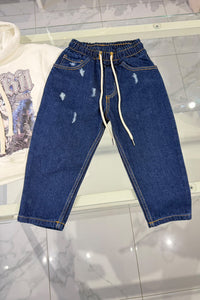 Jeans elastico in vita