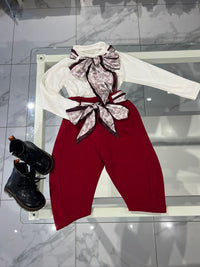 Pantalone ballon bordeaux