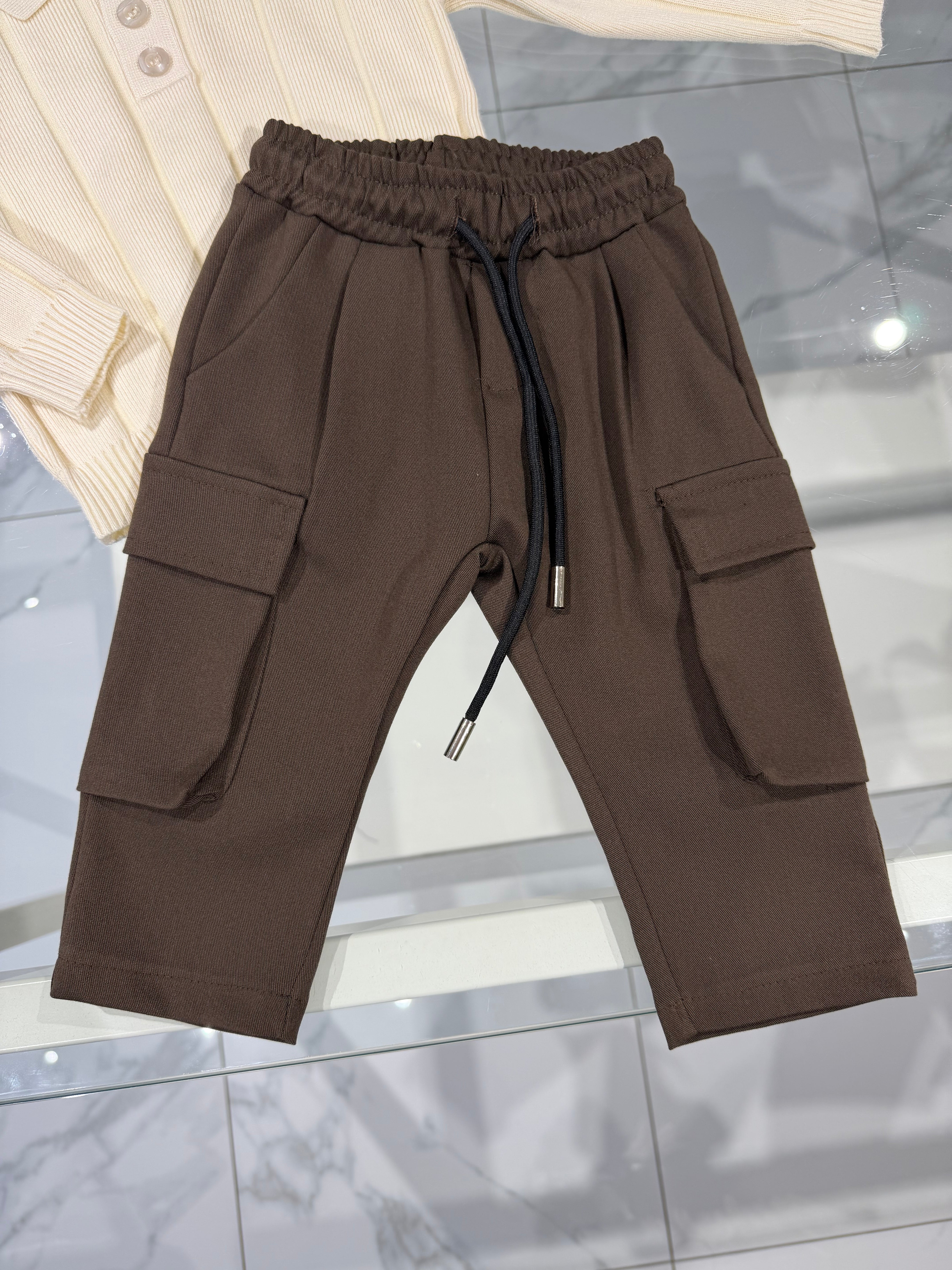 Pantalone cargo Brown