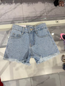 Short diamond jeans