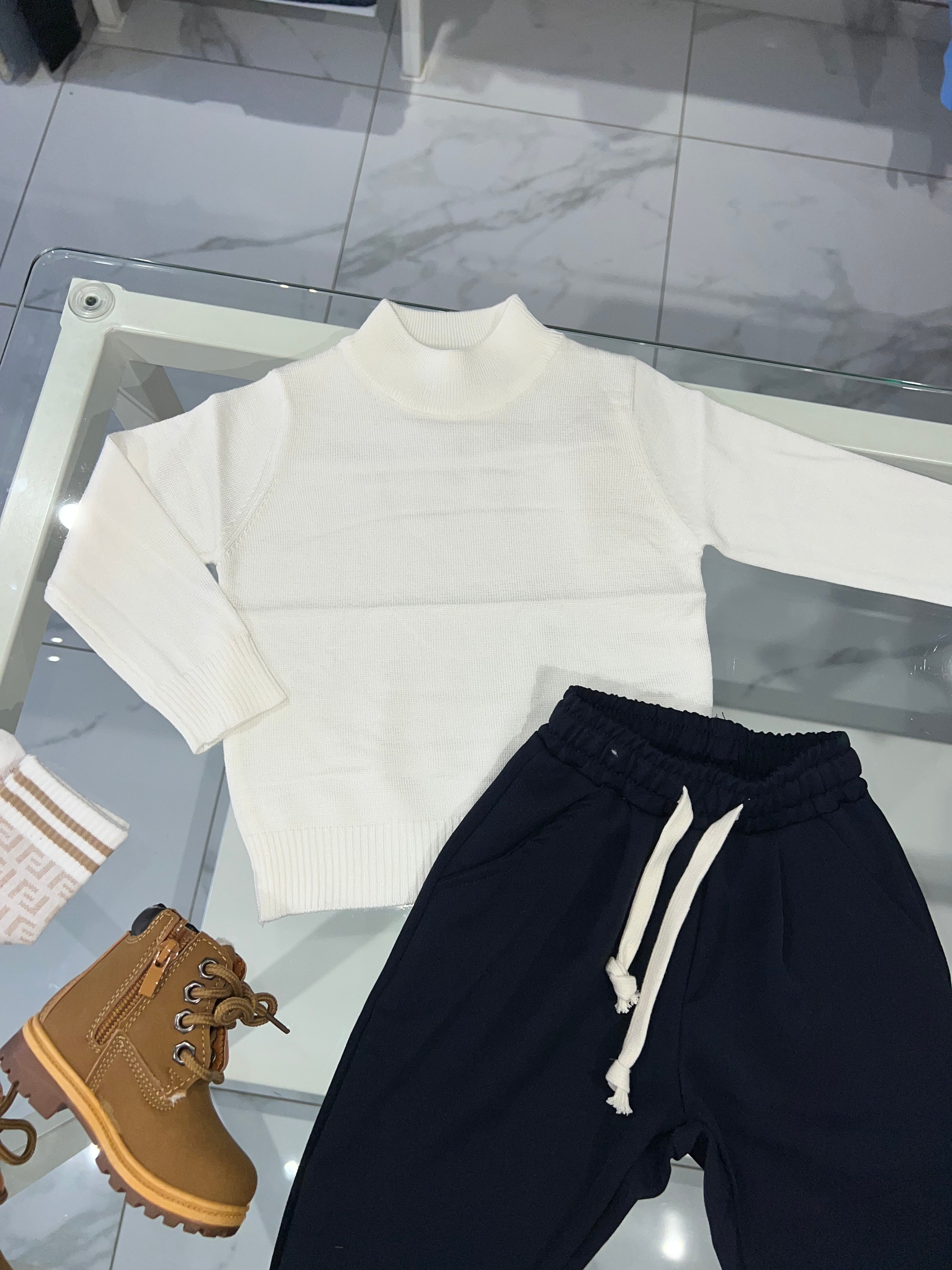 Mezzocollo bianco