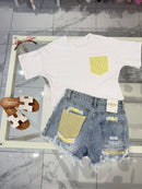 T shirt tasca yellow