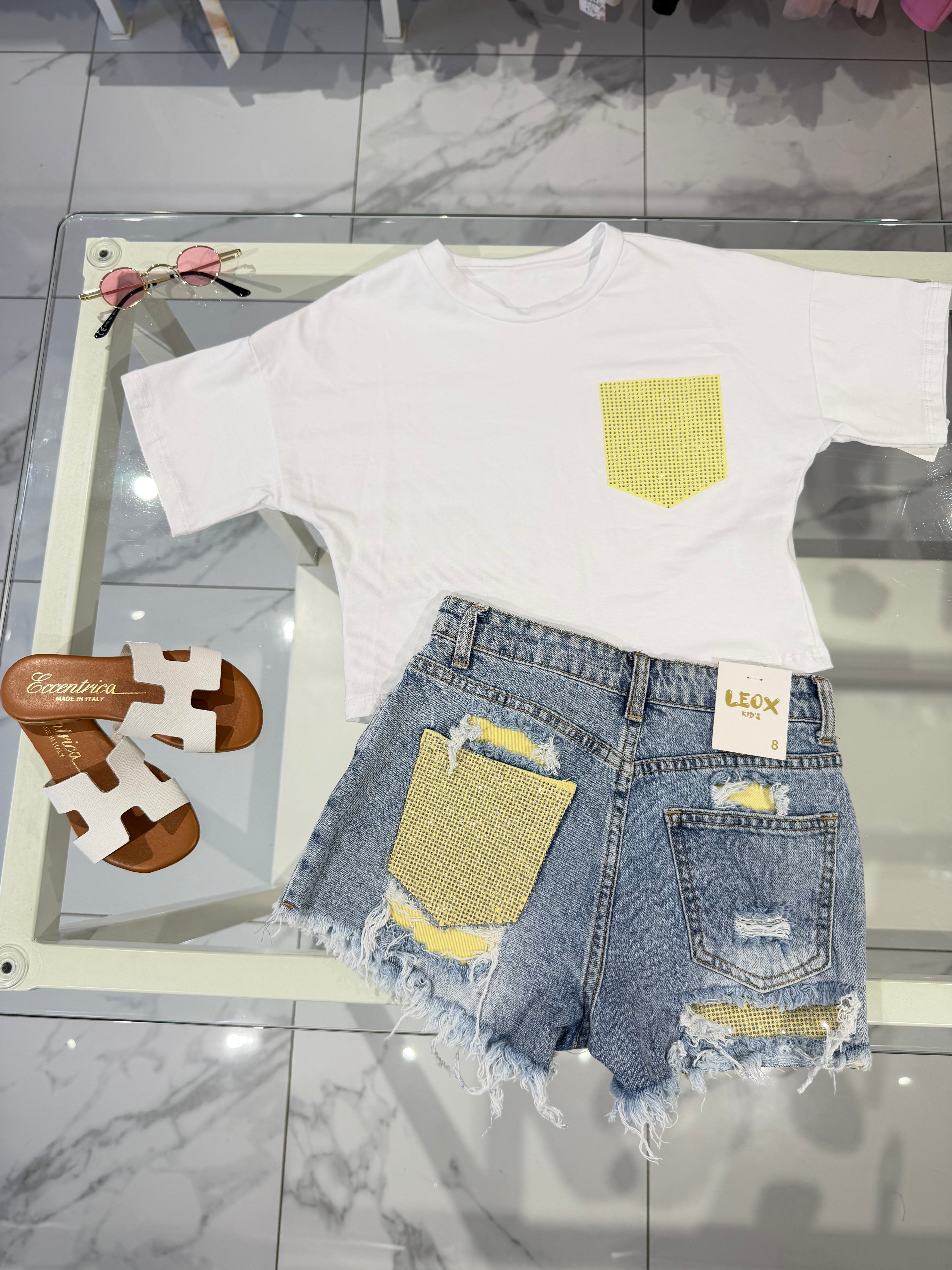 T shirt tasca yellow