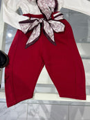 Pantalone ballon bordeaux
