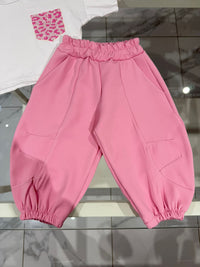 Pantalone balloon pink