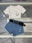 Shorts pietre