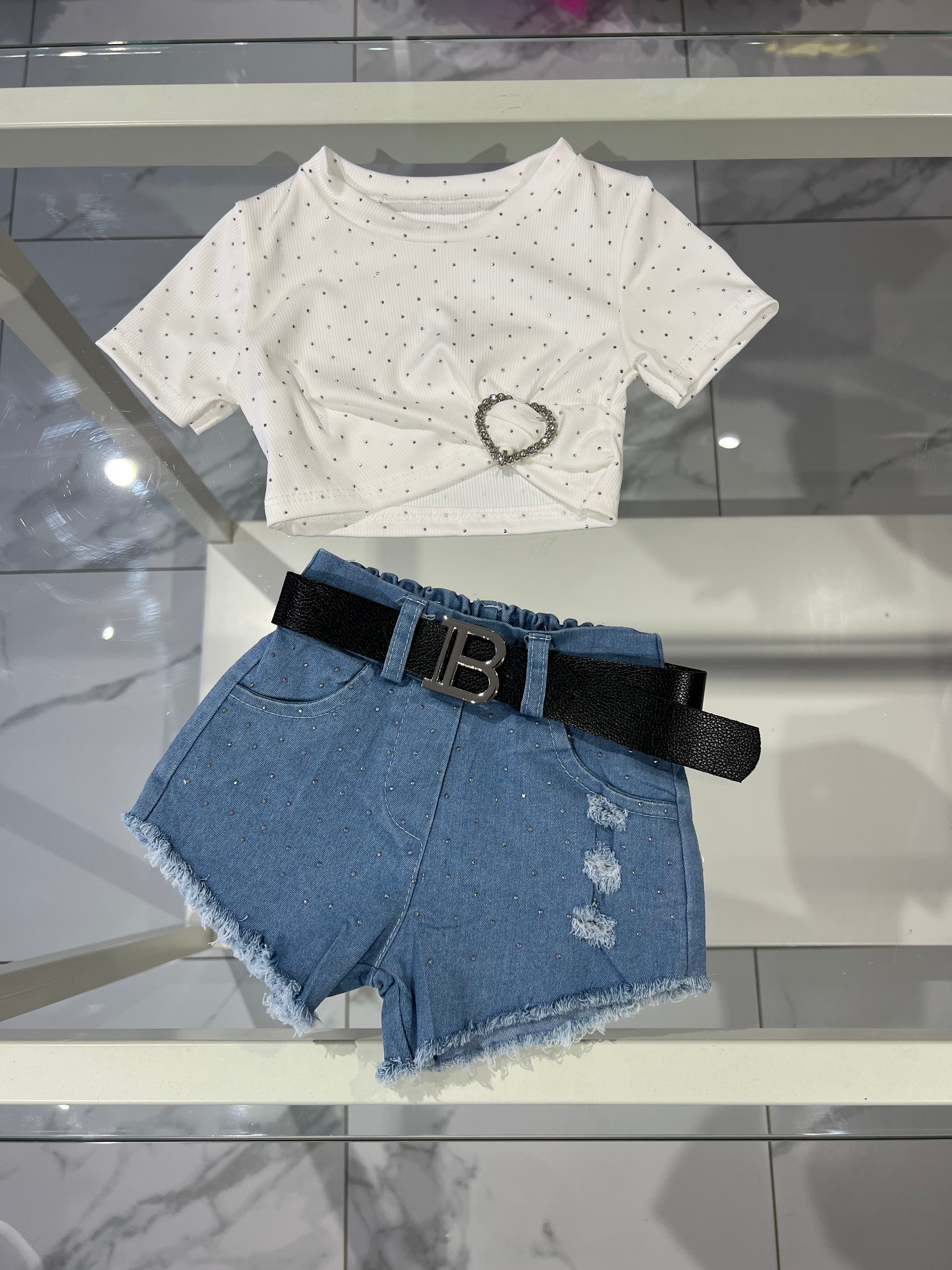 Shorts pietre