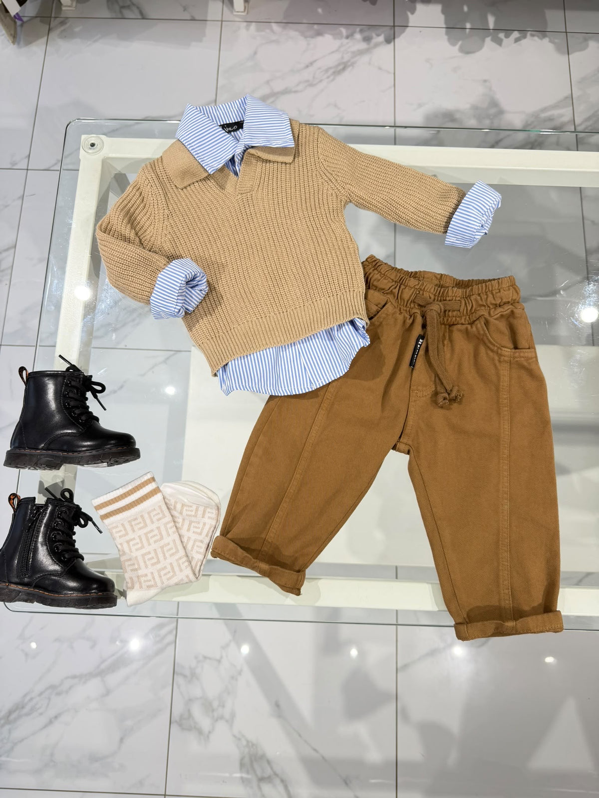 Jeans ballon Brown