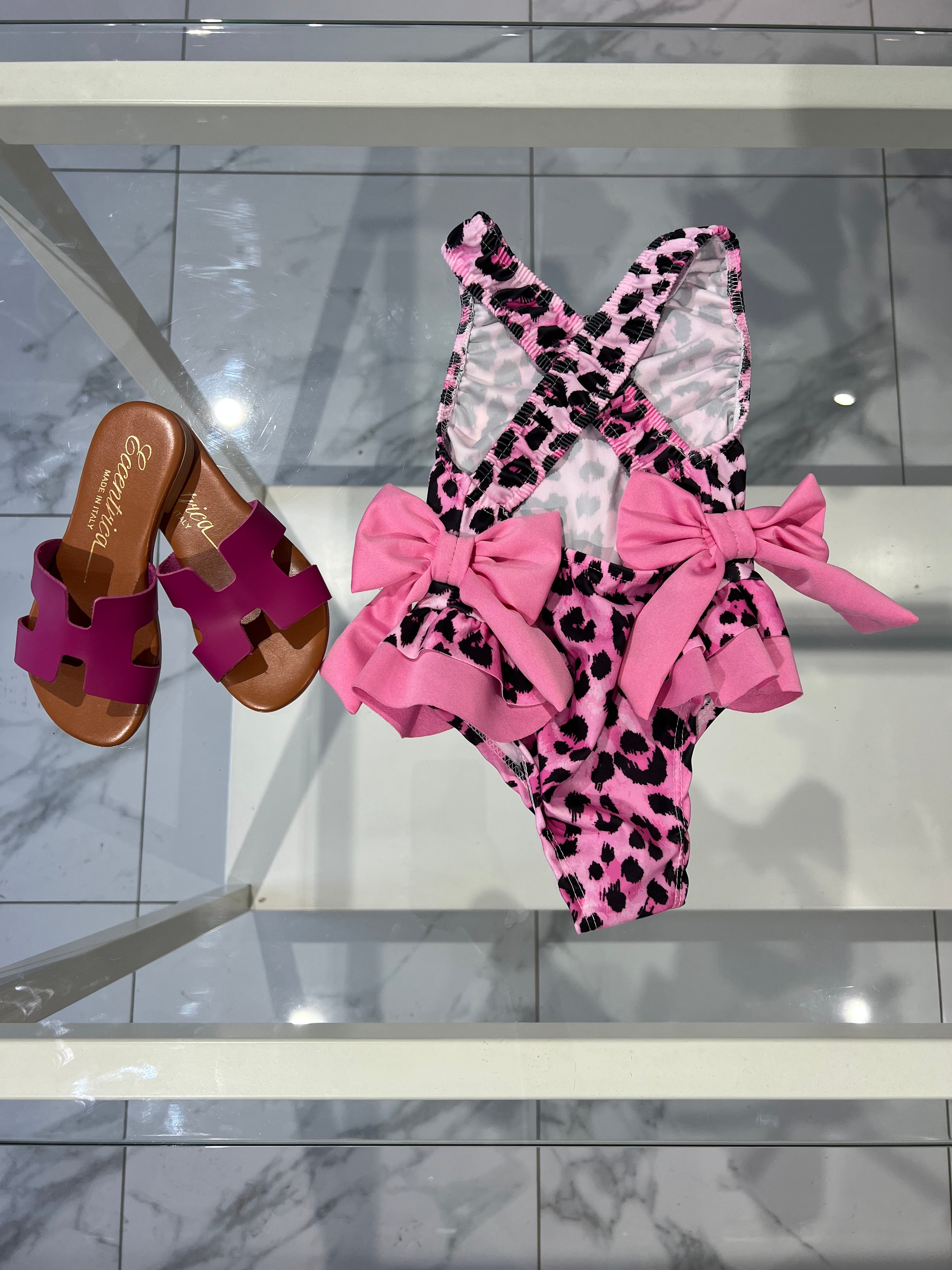 Costume maculato fucsia