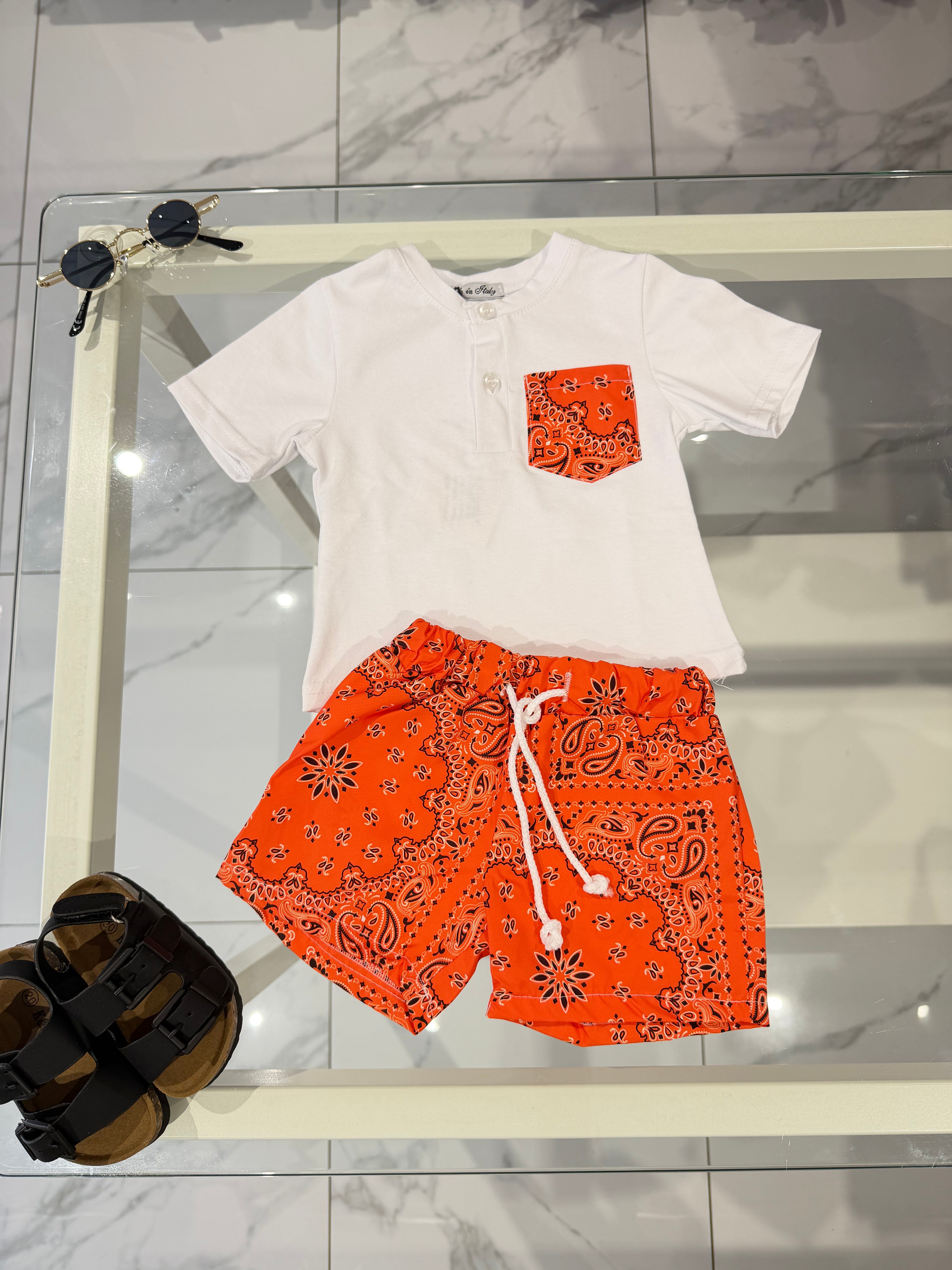 Costume + t-shirt orange