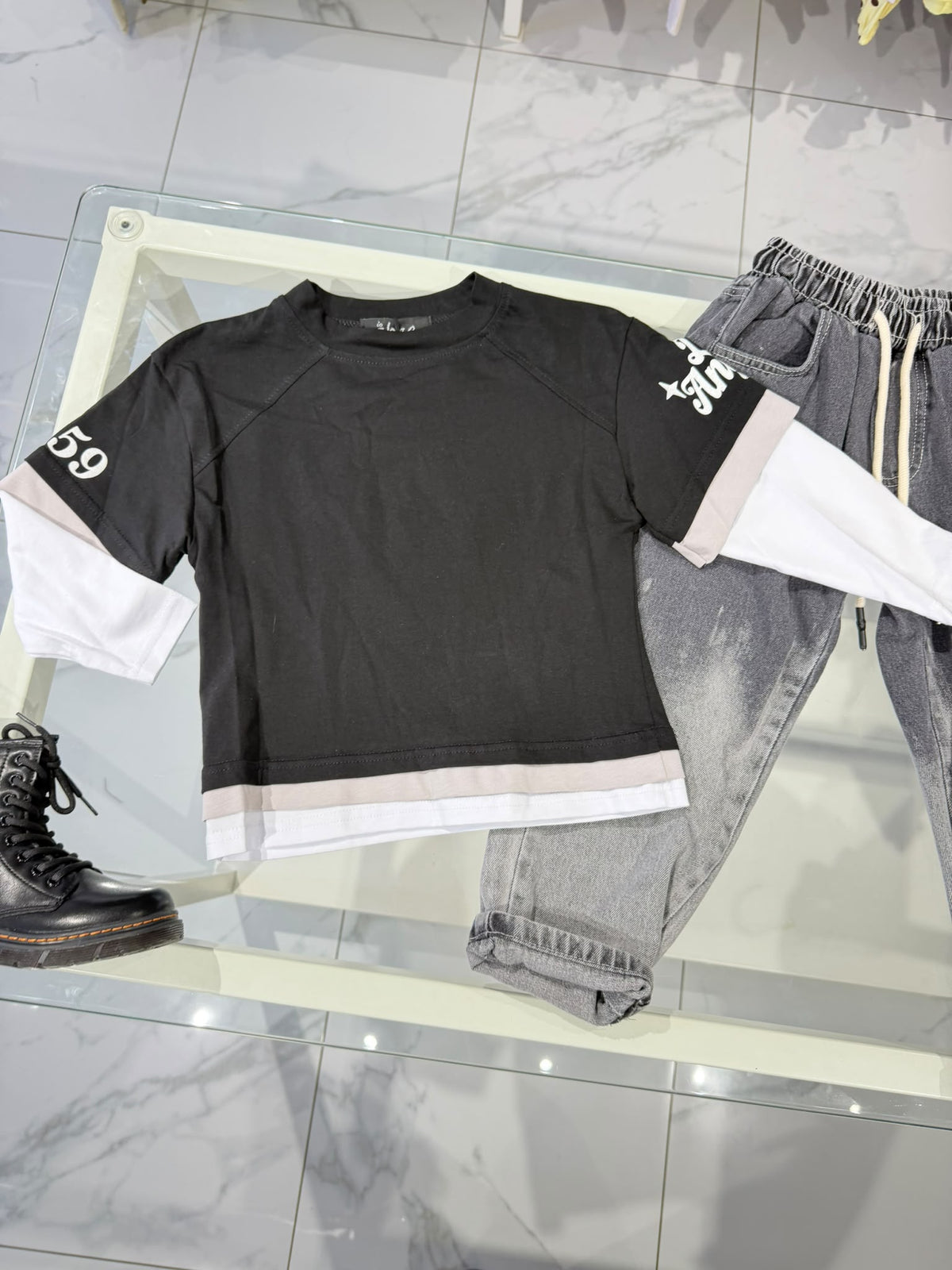 Maglia stampa retro
