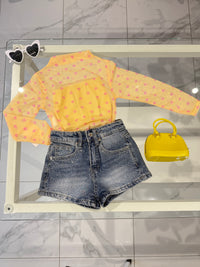 Short jeans diamond