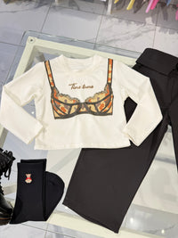 Maglia top white
