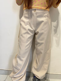Pantalone balloon tessuto
