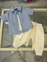 Camicia righe larghe